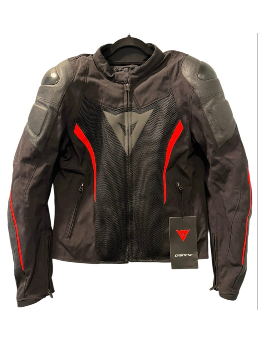 Dainese NWT MIG Leather-Tex Motorcycle Jacket Men's Size 50 Medium Armored